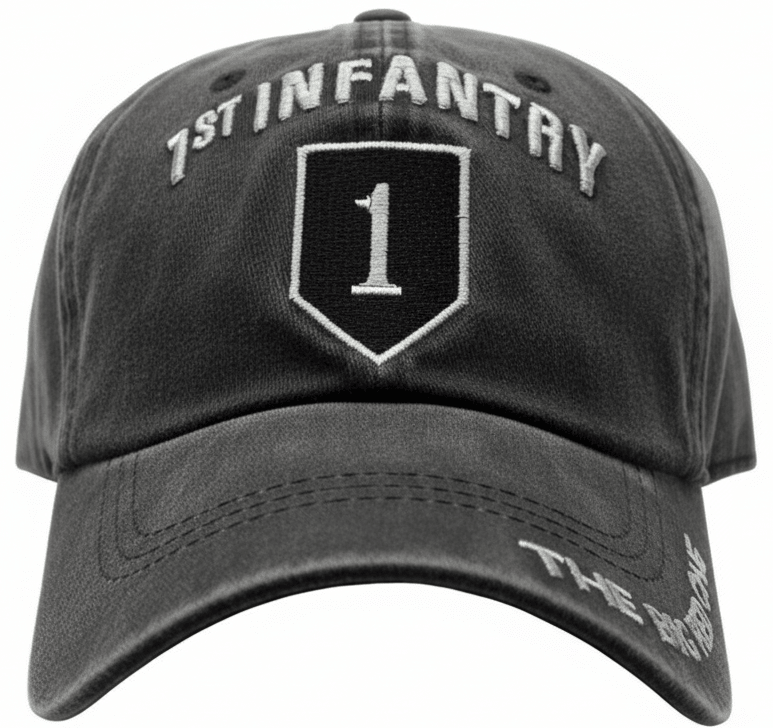1st Infantry Subdue Black 0070 - Military Caps Warehouse