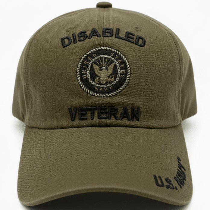 Disabled Navy Veteran Cap 0063 - Military Caps Warehouse