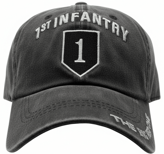 1st Infantry Subdue Black 0070 - Military Caps Warehouse