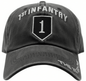1st Infantry Subdue Black 0070 - Military Caps Warehouse