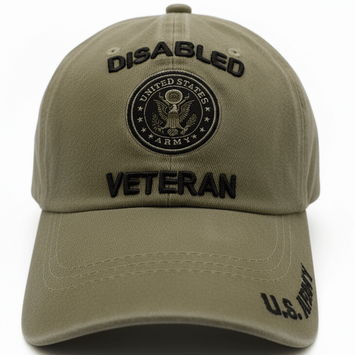 Disabled Army Veteran Cap 0025 - Military Caps Warehouse