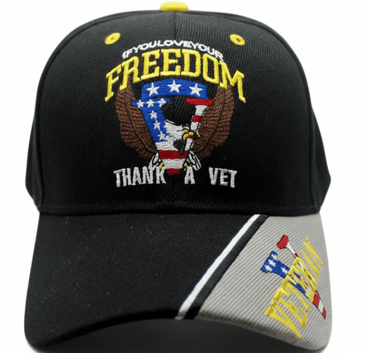 Thank A Veteran Freedom Cap 0081 - Military Caps Warehouse