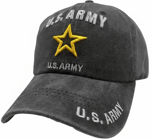 U.S Army Subdue Black Cap 0104 - Military Caps Warehouse
